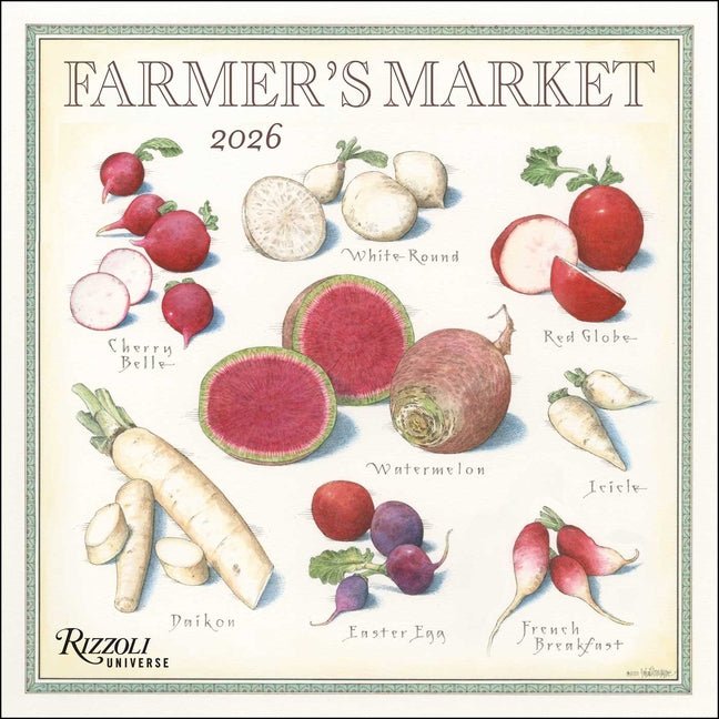 Farmer's Market 2026 Wall Calendar - Ingram