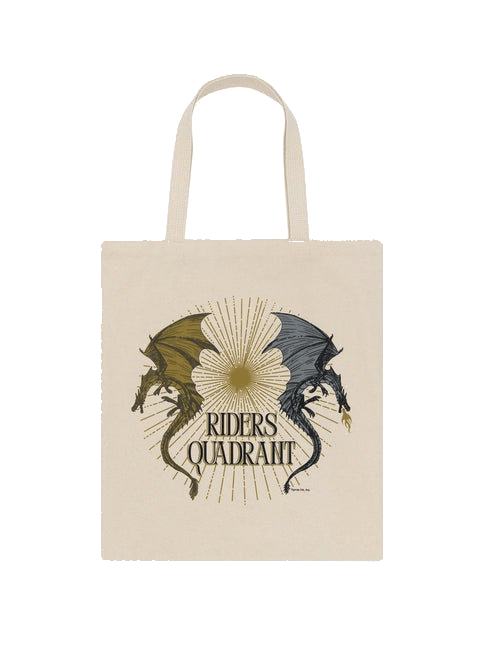 Rebecca Yarros's Fourth Wing: Riders Quadrant Tote Bag