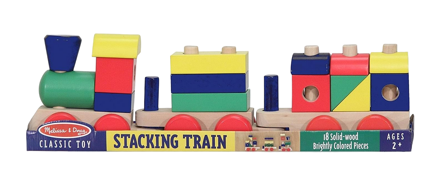 Melissa and Doug: Stacking Wooden Train