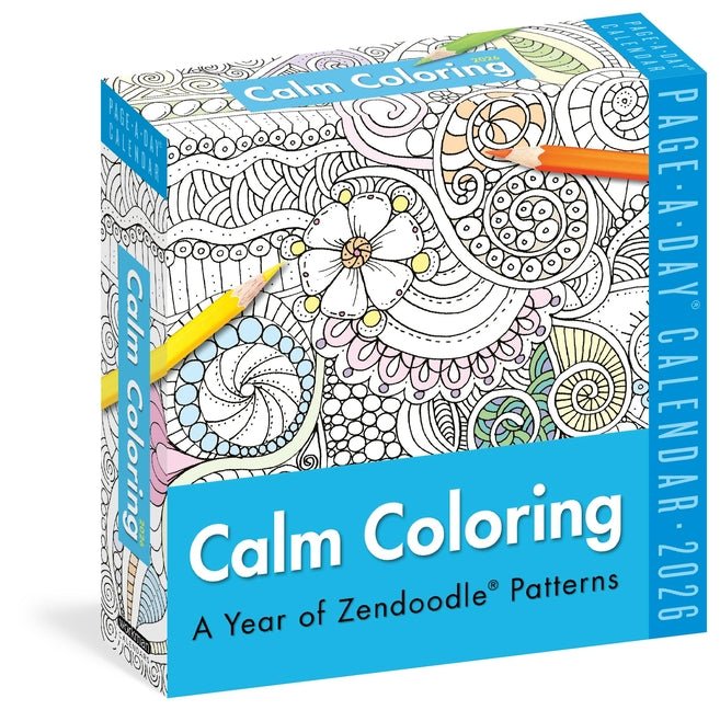 Calm Coloring Page-A-Day(r) Calendar 2026: A Year of Zendoodle(r) Patterns - Ingram