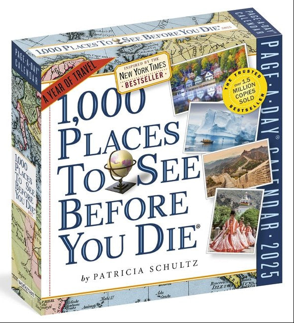 1,000 Places to See Before You Die Page-A-Day(r) Calendar 2025: A Year of Travel - Ingram