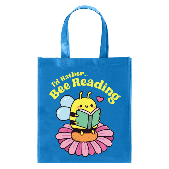 I'd Rather Bee Reading Reusable Shopping Bag