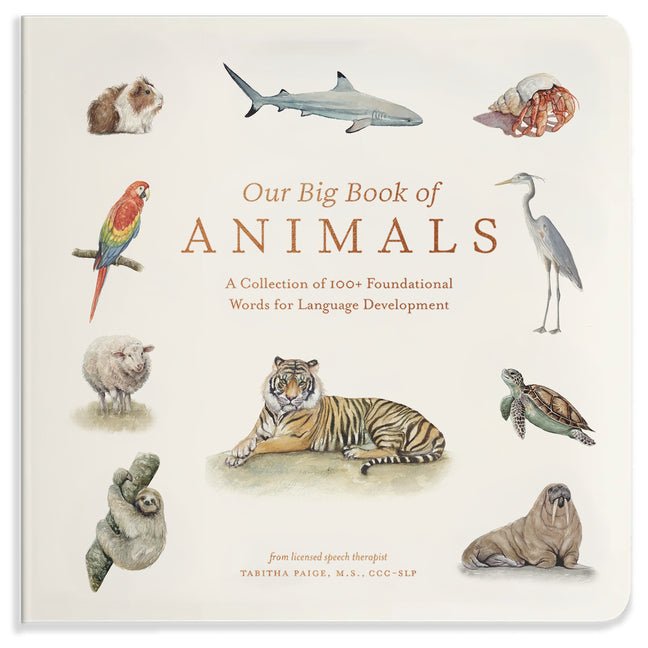 Our Big Book of Animals: First 100 Animal Words for Language Development, Including Farm, Jungle, Pets, Bugs, and More - Ingram