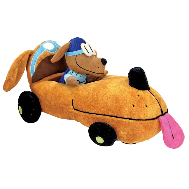 Dog Man's Dogmobile Plush: 10"