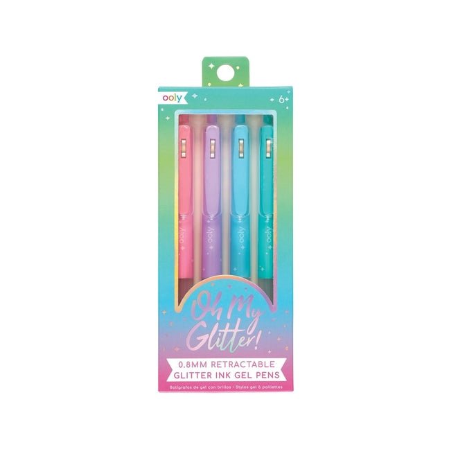 Oh My Glitter Retractable Glitter Gel Pens 4 - Ingram