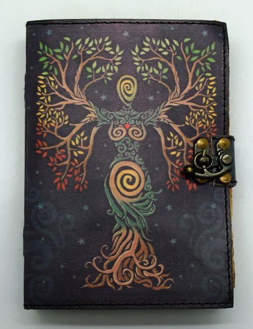 Goddess Solf Leather Tree of Life Journal - Ingram