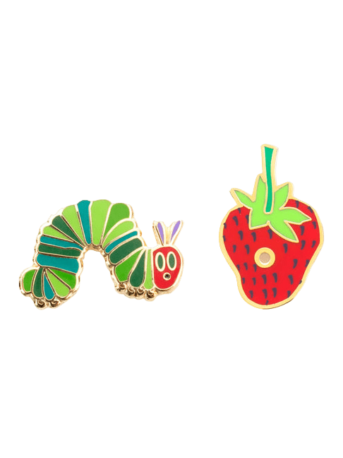 World of Eric Carle: The Very Hungry Caterpillar Enamel Pin Set - Pin Set of 2