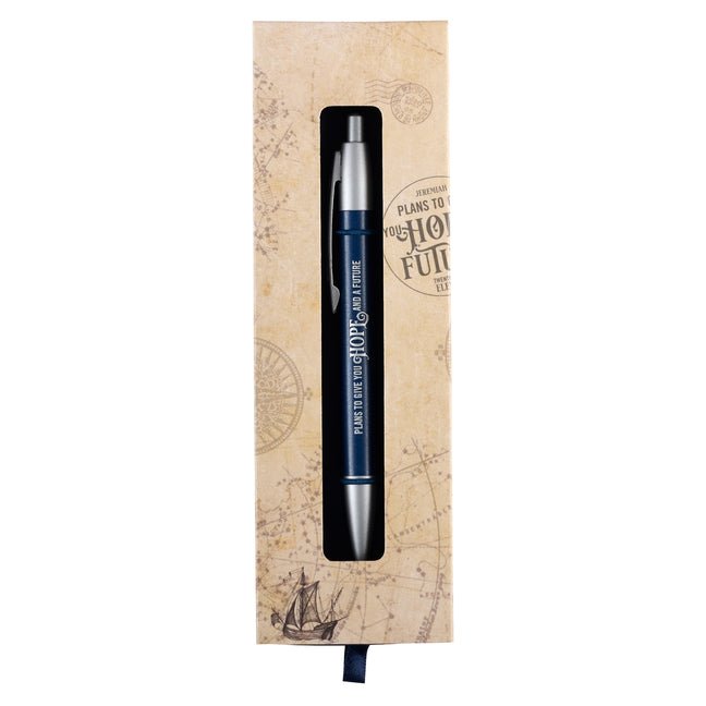 Christian Art Gifts Pen in Gift Box Hope and a Future - Jeremiah 29:11 Inspirational Bible Verse - Ingram