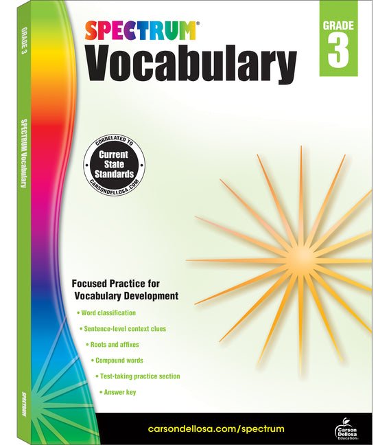 Spectrum Vocabulary, Grade 3: Volume 86 - Ingram