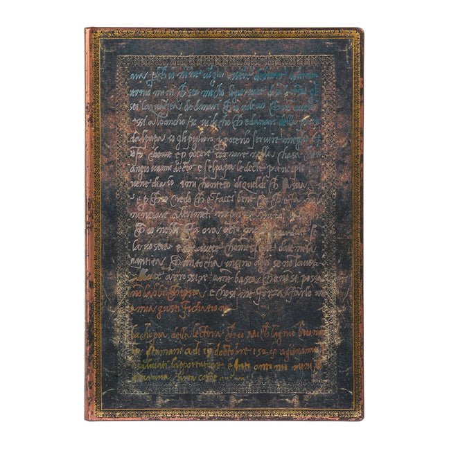 Michelangelo, Handwriting MIDI Lined Softcover Journal, 176pg, 100gsm by Paperblanks (Embellished Manuscripts Collection) - Ingram