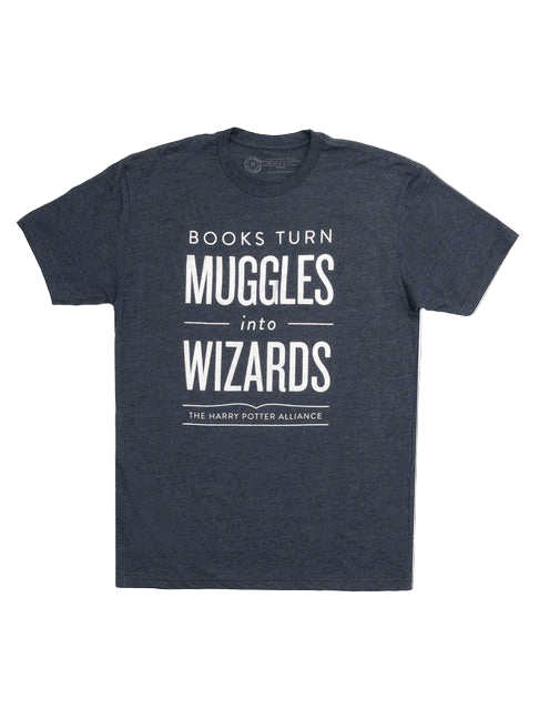 Books Turn Muggles Into Wizards Unisex T-Shirt