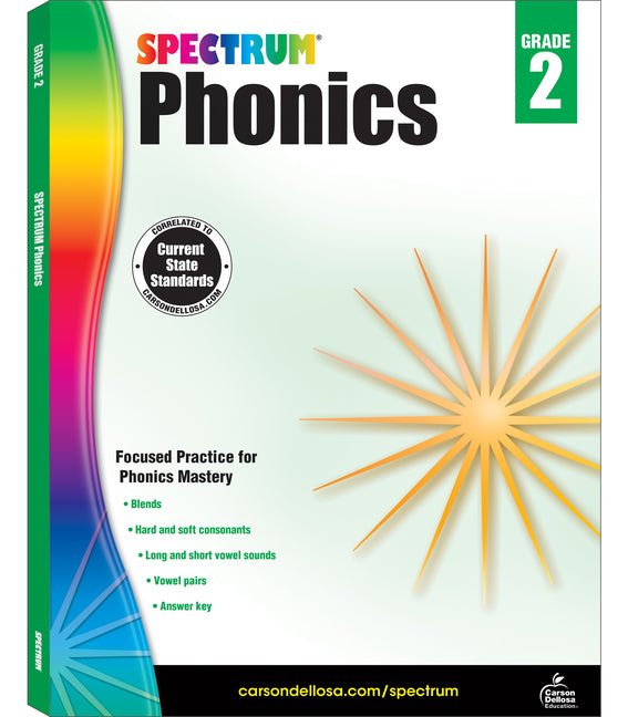Spectrum Phonics, Grade 2: Volume 92 - Ingram