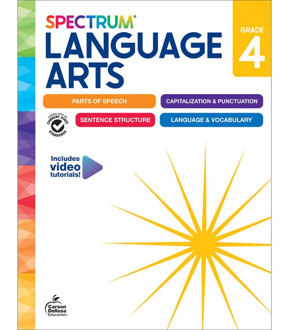 Spectrum Language Arts Workbook, Grade 4 - Ingram