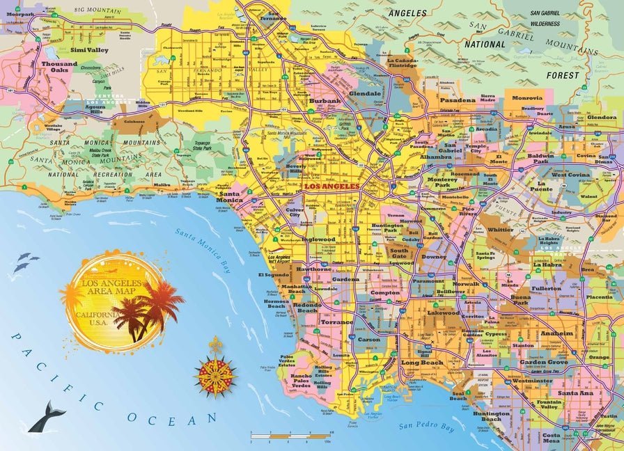 Los Angeles Jigsaw Puzzle - Ingram