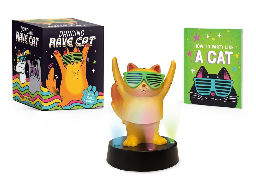 Dancing Rave Cat: With Lights & Music! - Ingram
