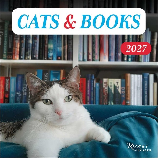 Cats & Books 2027 Wall Calendar - Ingram