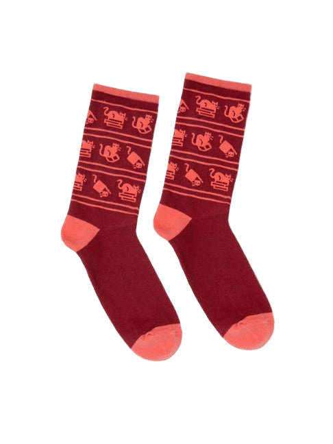 Cats and Stacks Socks