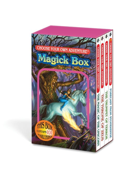 Choose Your Own Adventure 4-Book Boxed Set Magick Box (the Magic of the Unicorn, the Throne of Zeus, the Trumpet of Terror, Forecast from Stonehenge) - Ingram