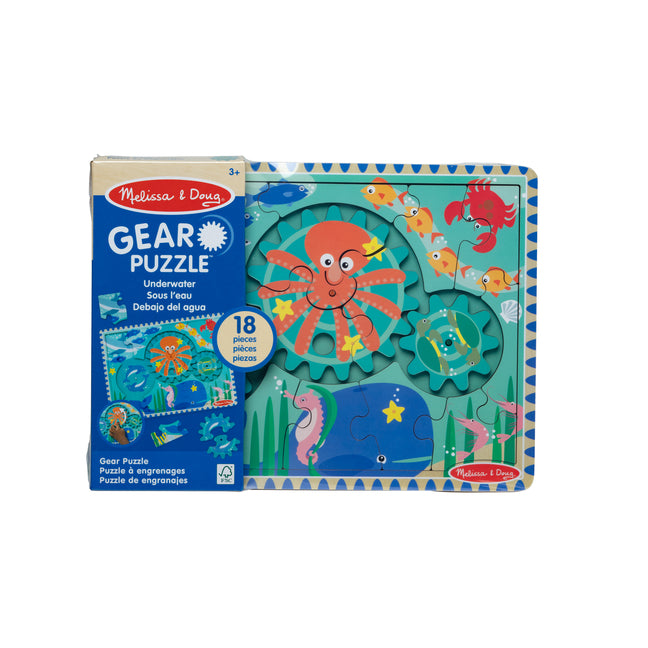 Underwater Wooden Gear Puzzle - Ingram