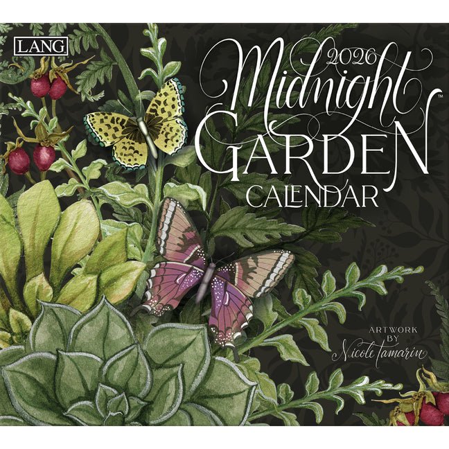 Midnight Garden 2026 Wall Calendar - Ingram
