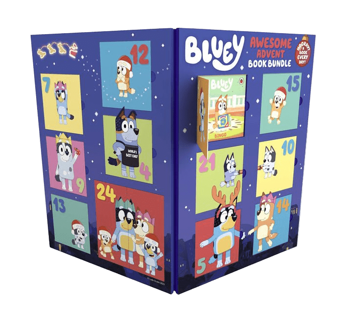 Bluey: Awesome Advent Calendar Book Bundle