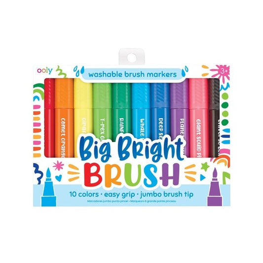 Big Bright Brush Markers Set of 10 - Ingram