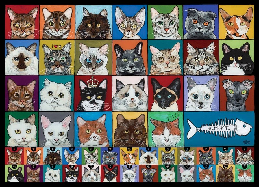 Alphacats 1000 Piece Jigsaw - Ingram