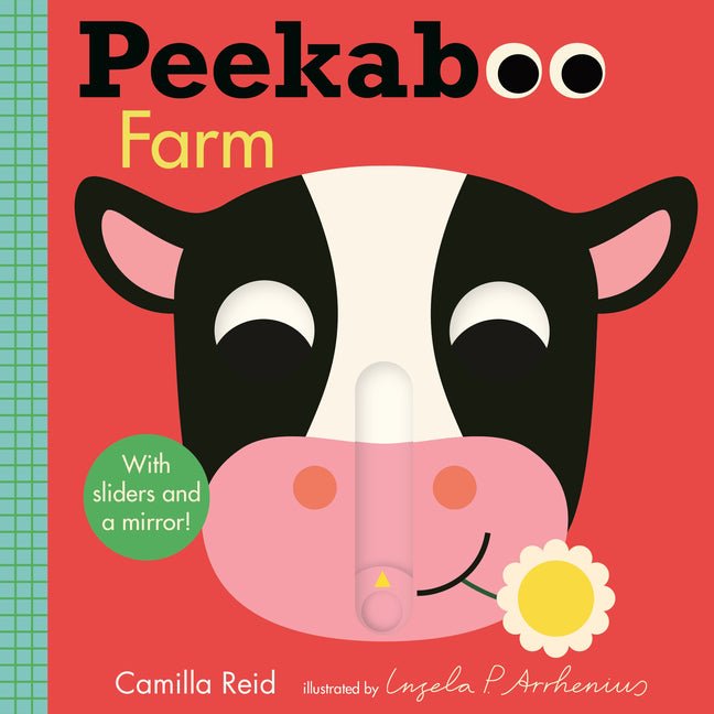 Peekaboo: Farm: (An Interactive Board Book for Babies & Toddlers with Mirror & Sliders to Push, Pull, or Turn. Cute Artwork Includes Corn, Barn, Horse - Ingram