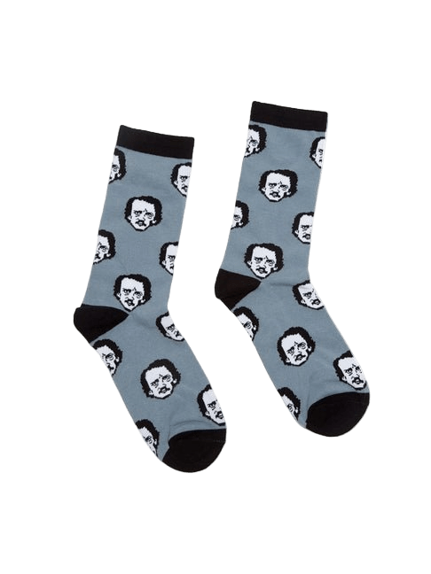 Edgar Allan Poe-Ka Dot Socks