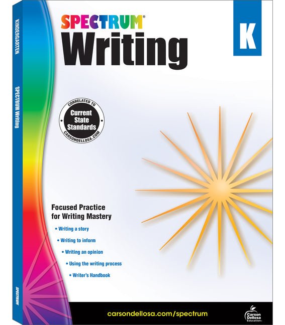 Spectrum Writing, Grade K: Volume 34 - Ingram
