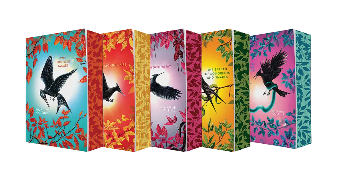 Hunger Games 5-Book Box Set (Deluxe Edition) (the Hunger Games, Catching Fire, Mockingjay, the Ballad of Songbirds and Snakes, Sunrise on the Reaping)