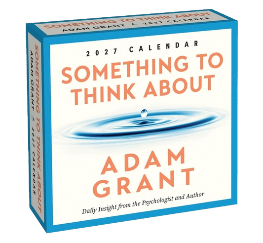 Adam Grant 2027 Day-To-Day Calendar: Something to Think about
