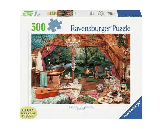 Cozy Glamping 500 PC Large Format Puzzle