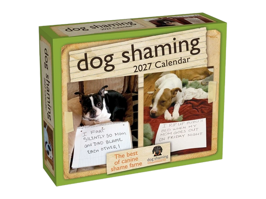 Dog Shaming 2027 Day-To-Day Calendar