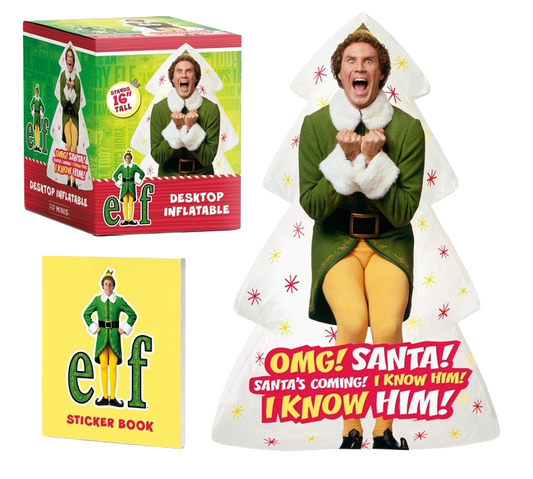 Elf: Desktop Inflatable Buddy the Elf: Stands 16" Tall