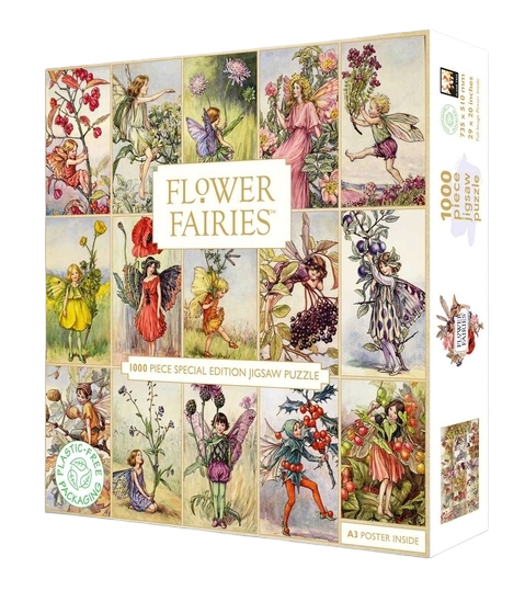 Special Edition Adult Foiled Jigsaw Puzzle Flower Fairies