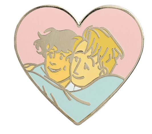 Heartstopper: Nick and Charlie Enamel Pin
