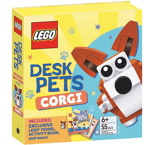 Lego(r) Books. Desk Pets: Corgi