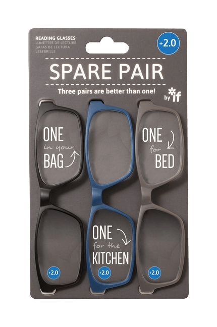 Spare Pair Reading Glasses +2.0