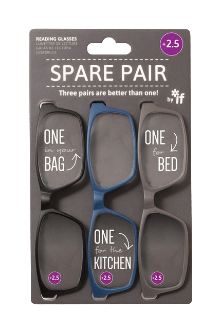 Spare Pair Reading Glasses +2.5