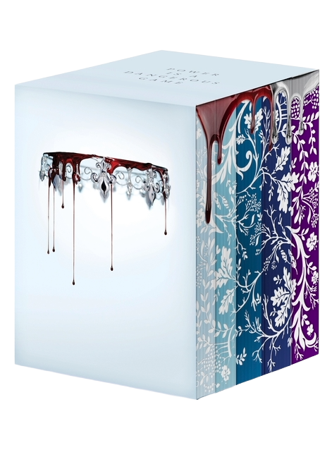 Red Queen 10th Anniversary Deluxe 5-Book Box Set with Stenciled Edges: Red Queen, Glass Sword, King's Cage, War Storm, Broken Throne