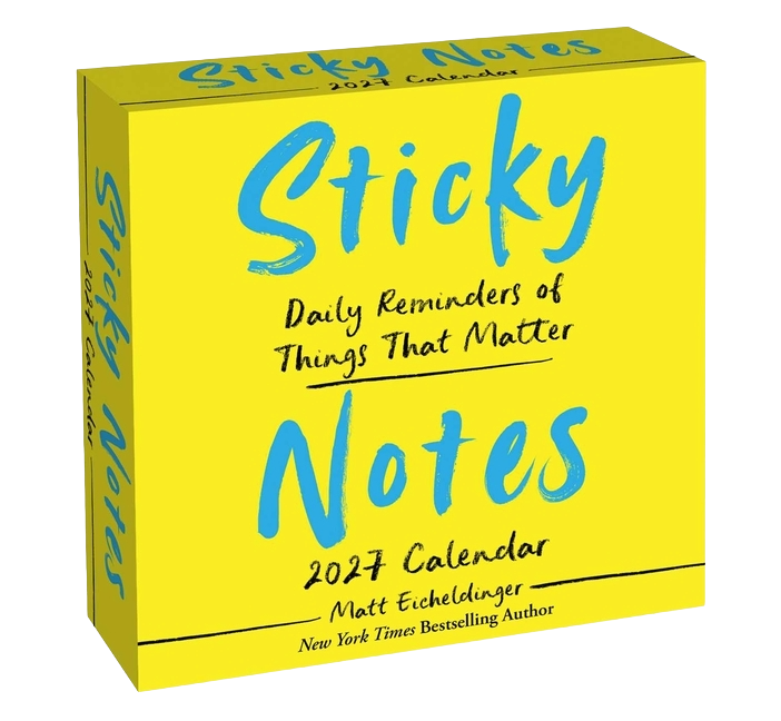 Sticky Notes 2027 Day-To-Day Calendar