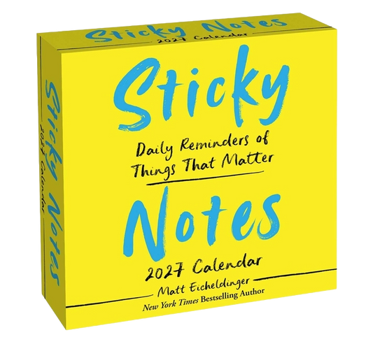 Sticky Notes 2027 Day-To-Day Calendar