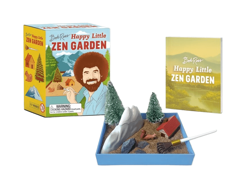 Bob Ross Happy Little Zen Garden