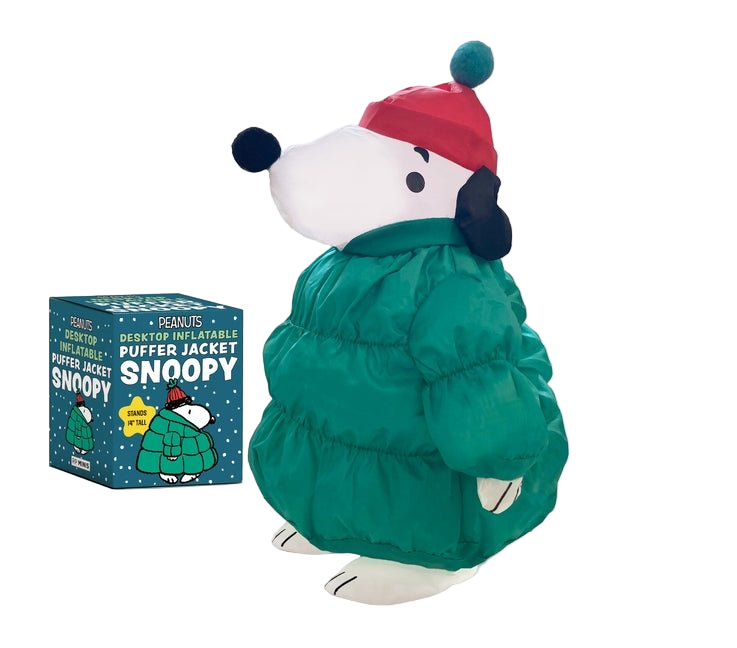 Peanuts: Desktop Inflatable Puffer Jacket Snoopy: Stands 14" Tall