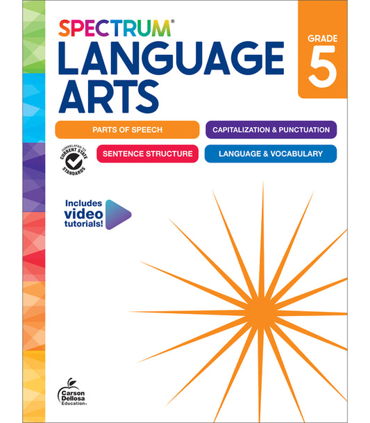 Spectrum Language Arts Workbook, Grade 5 - Ingram