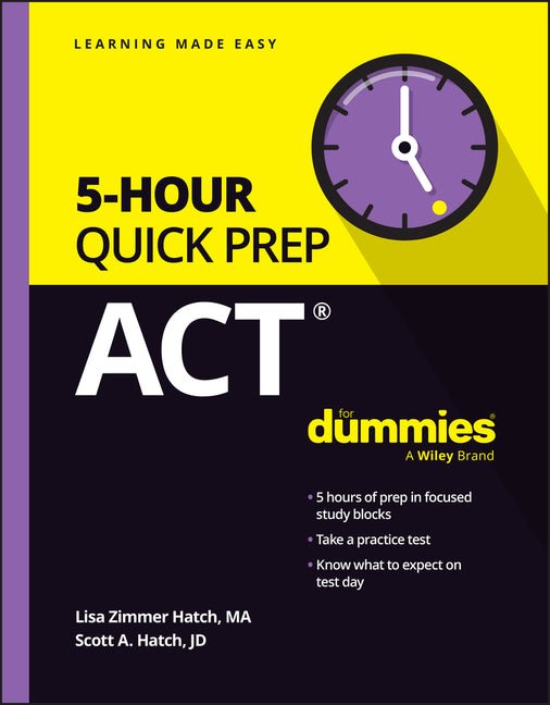 ACT 5-Hour Quick Prep for Dummies - Ingram