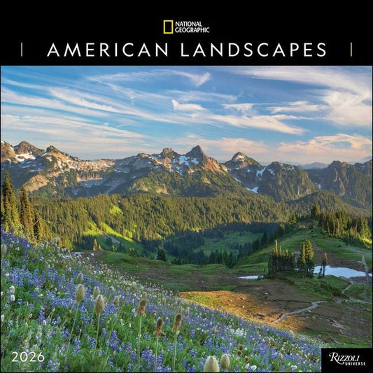 National Geographic: American Landscapes 2026 Wall Calendar - Ingram