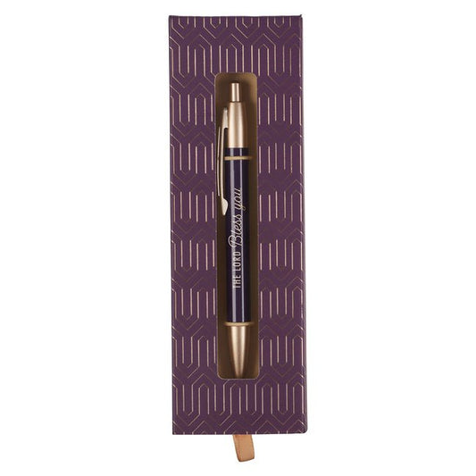 Christian Art Gifts Scripture Metal Clip Ballpoint Pen in Box for Women: Bless You & Keep You - Numbers 6:24-26 Laser-Engraved Inspirational Bible Ver - Ingram