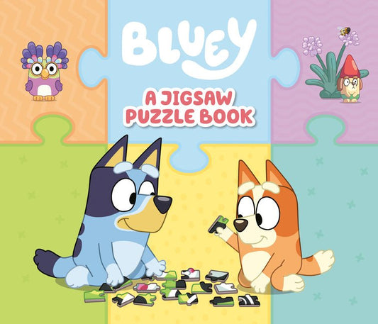 Bluey: A Jigsaw Puzzle Book: Includes 4 Double-Sided Puzzles - Ingram
